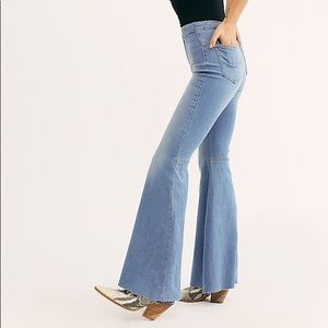 Free People Just Float On Flare Jeans